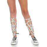 Load image into Gallery viewer, Iridescent Studded Shin Guards - OS