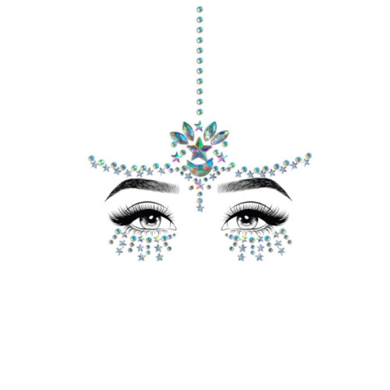 Karma Adhesive Face Jewels Sticker
