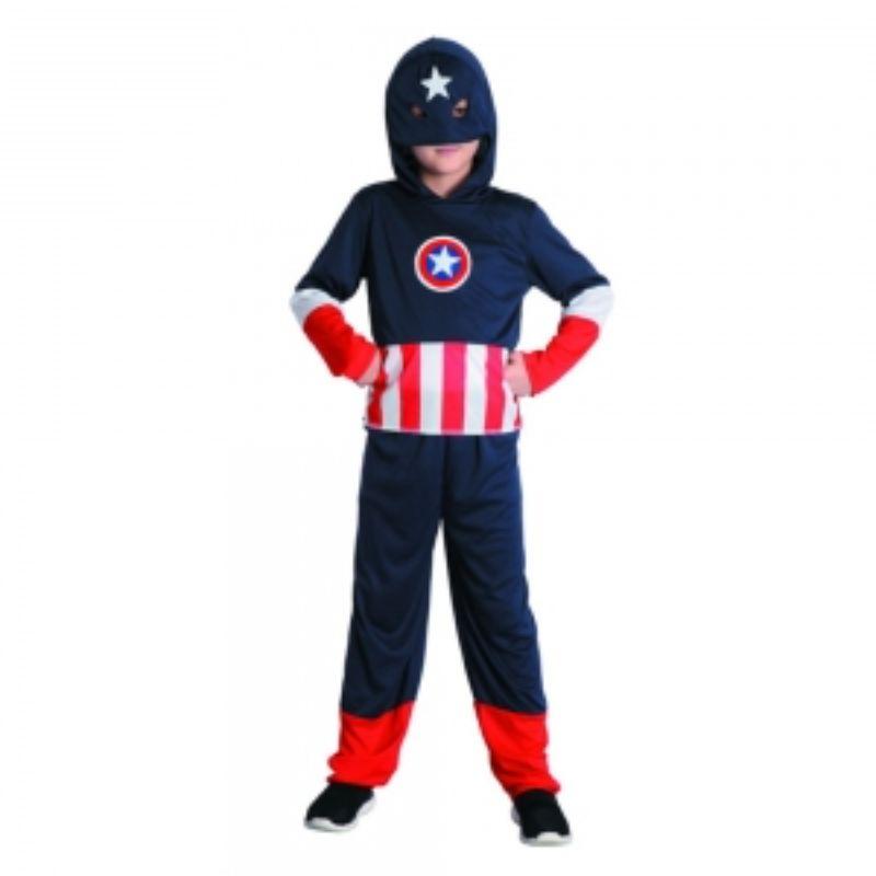 Boys Winter Hero Costume - Hooded Top & Pants
