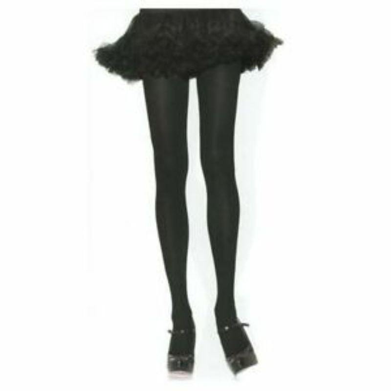 Black Nylon Tights - OS - The Base Warehouse