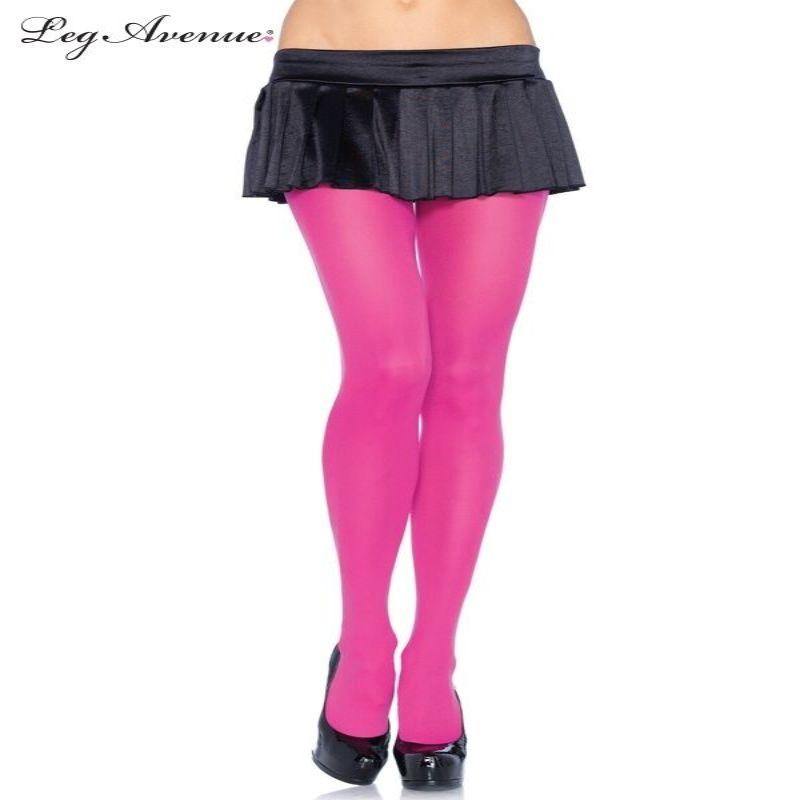 Fuchsia Nylon Tights - OS - The Base Warehouse