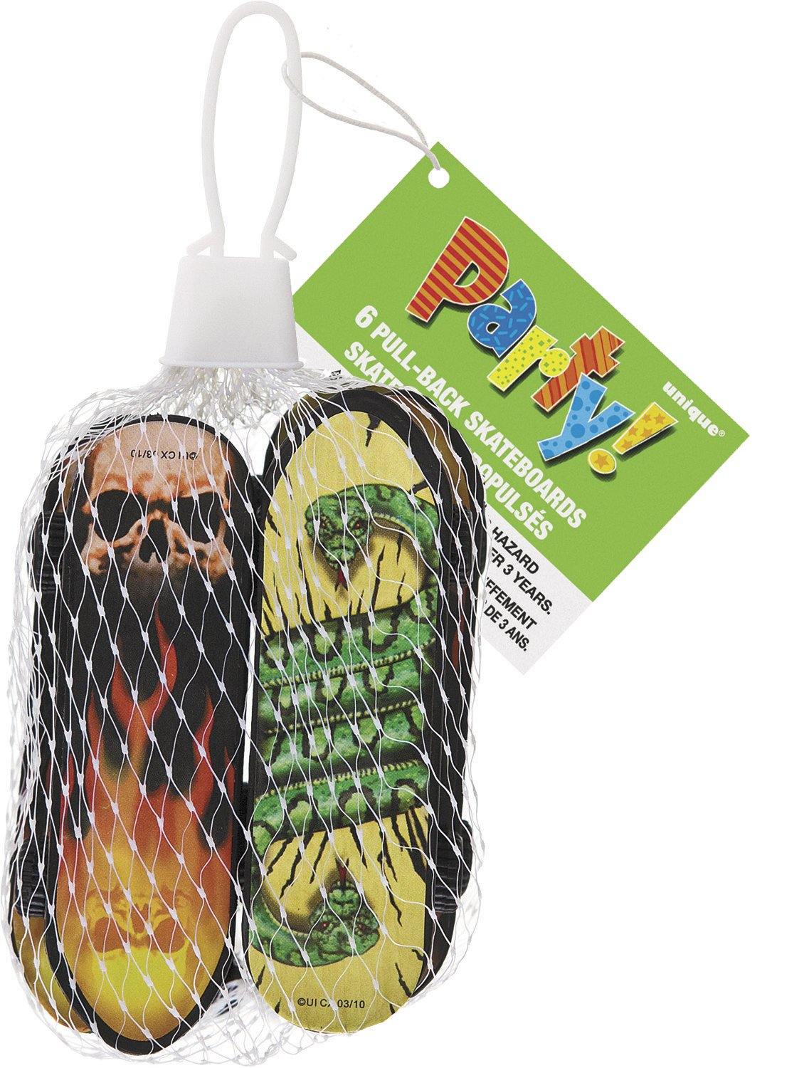 6 Pack Pull Back Skateboards