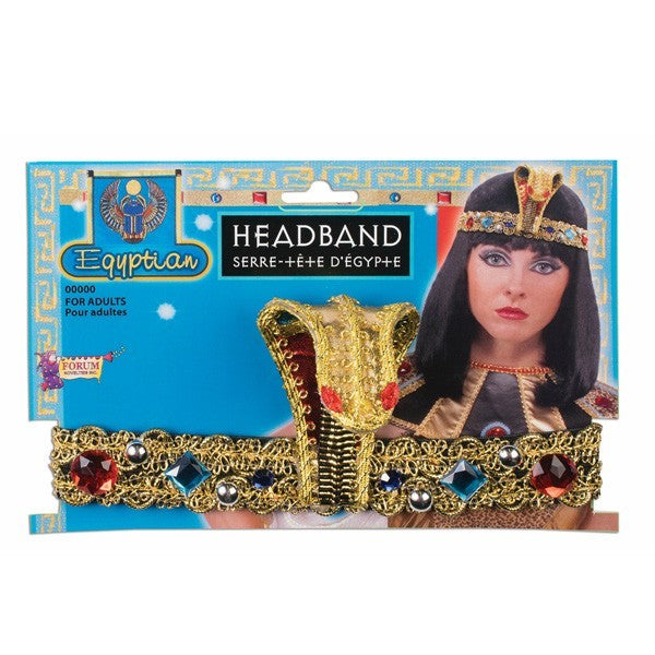 Womens Traditional Egyptian Headband with Snake