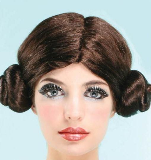 Womens Brown Astro Princess Wig