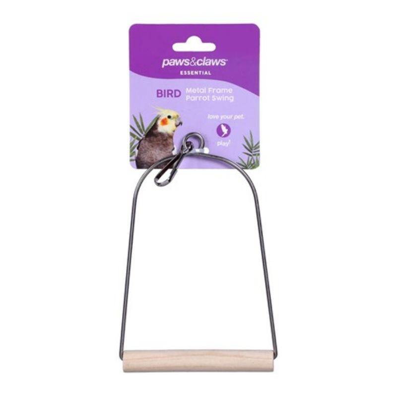 Metal Frame Parrot Swing - 8cm x 15cm