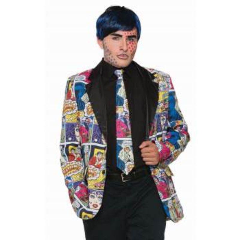 Mens Pop Art Comic Tie - The Base Warehouse