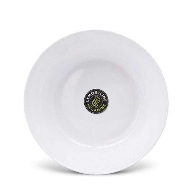 White Melamine Side Plate - 19.5cm - The Base Warehouse