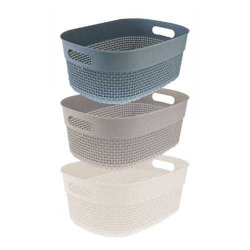 Small Boston Basket - 23cm x 16.5cm x 12cm - The Base Warehouse