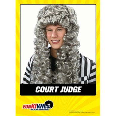 Mens Court Judge Wig - The Base Warehouse