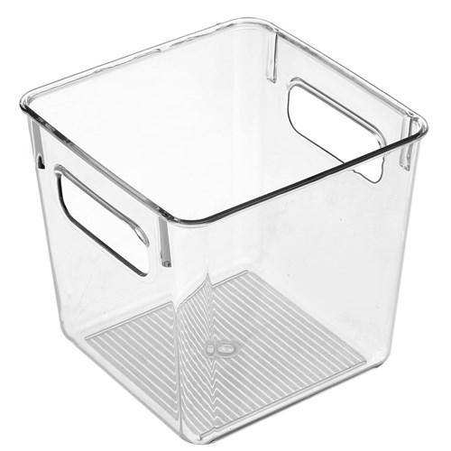 Square Crystal Storage Container - 15cm - The Base Warehouse