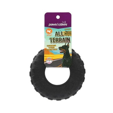 Medium Terrain Rubber Type Chew Toy - 15cm x 4.5cm - The Base Warehouse