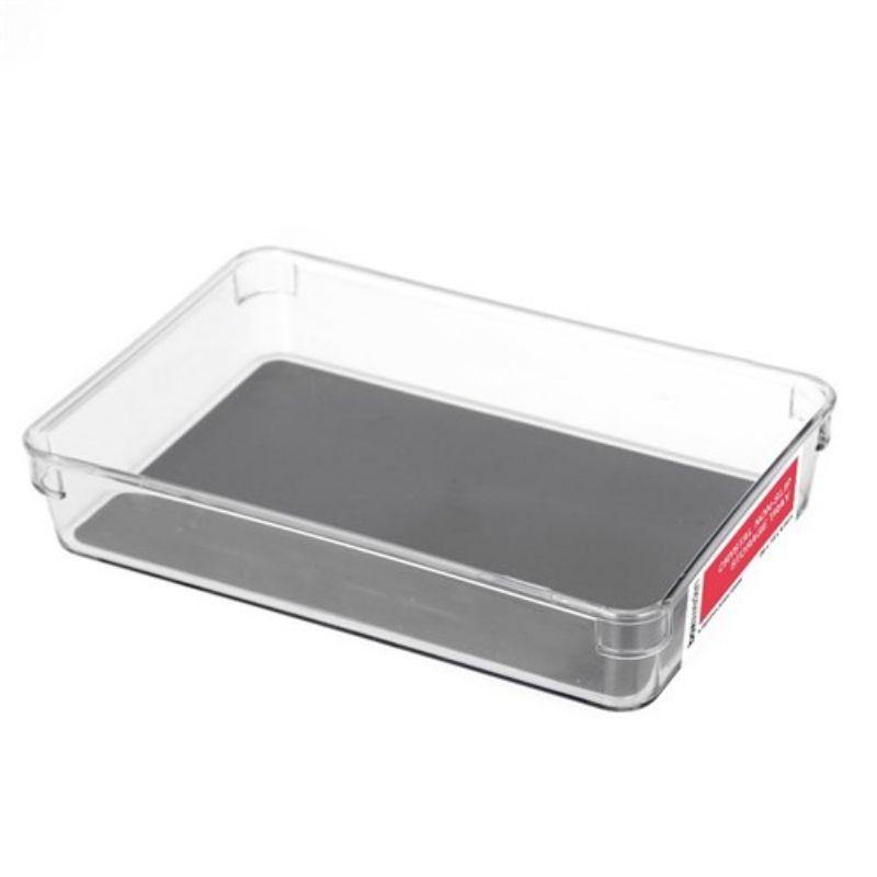 Non-Slip Crystal Storage Tray - 24cm x 16cm x 5cm