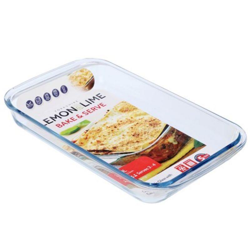 Yorkshire Rectangle Bakeware Glass - 39cm x 23.5cm x 5cm