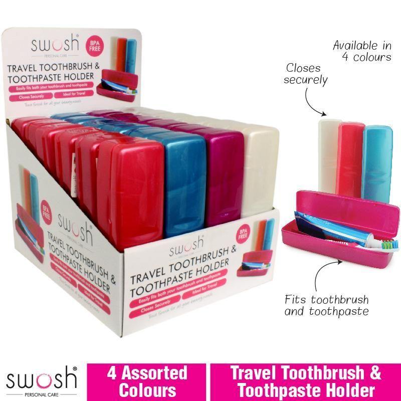 Travel Toothbrush & Paste Holder - The Base Warehouse