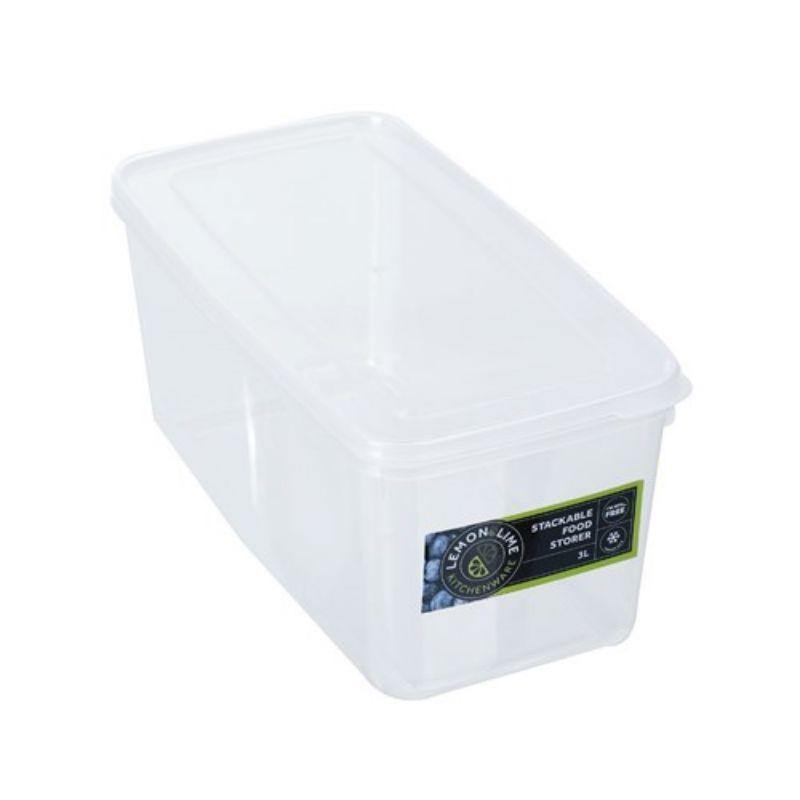 Keep Fresh Stackable Food Storer - 3L - 27cm x 13.5cm x 12.5cm