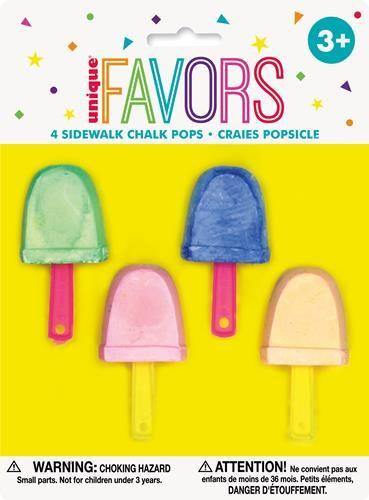 4 Pack Sidewalk Chalk Pops - The Base Warehouse