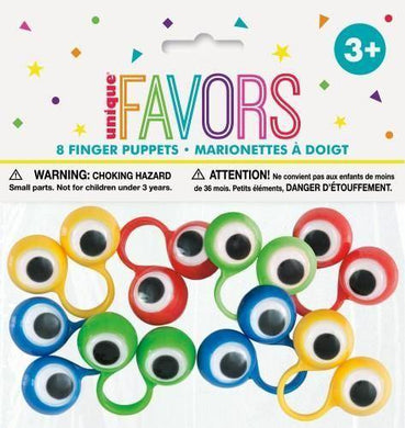 8 Pack Googly Eyes Finger Puppets - The Base Warehouse