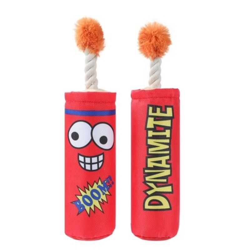 Dynamite Oxford Squeaky Toy - 18cm x 7cm