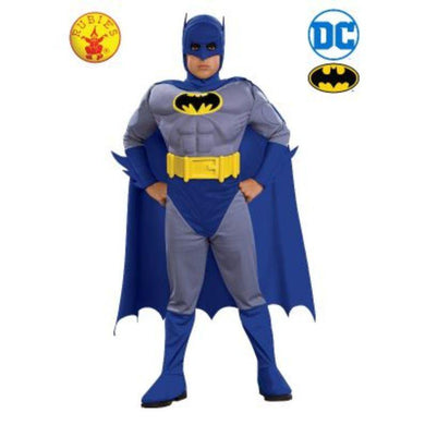 Kids Batman Deluxe Muscle Chest Costume - M - The Base Warehouse