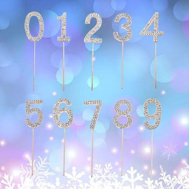 Rose Gold Cake Topper-Number 9 - The Base Warehouse