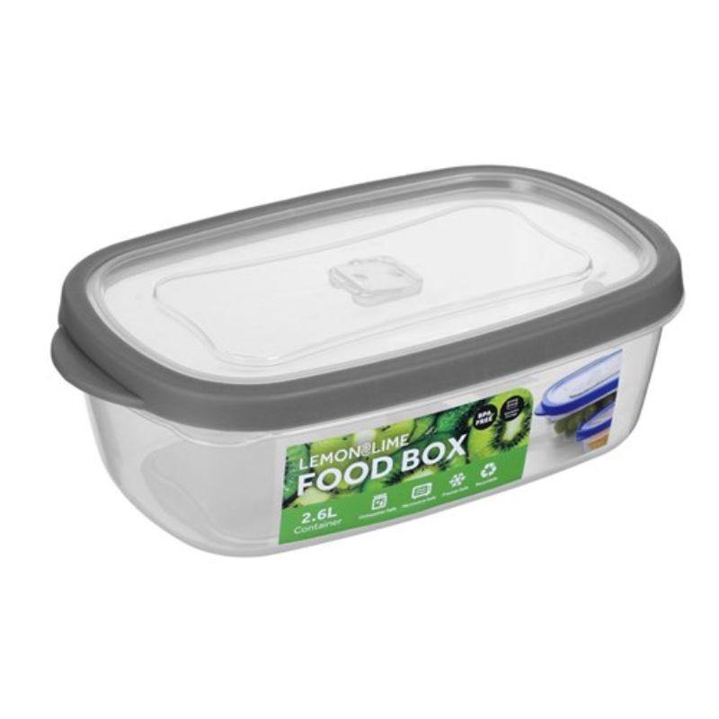 Rectangle Food Box - 2.6L - The Base Warehouse