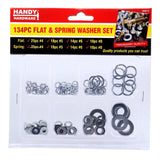 Load image into Gallery viewer, 134 Piece Flat &amp; Spring Washer Set
