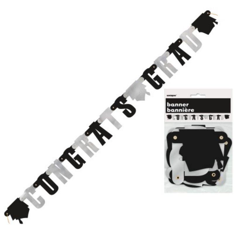 Congrats Grad Jointed Banner - 1.37m