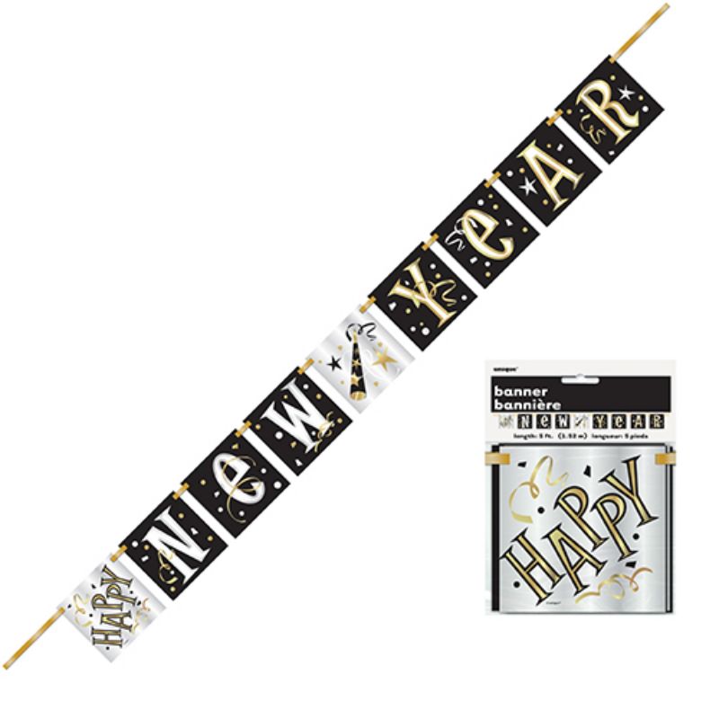 Happy New Year Block Banner - 1.52m