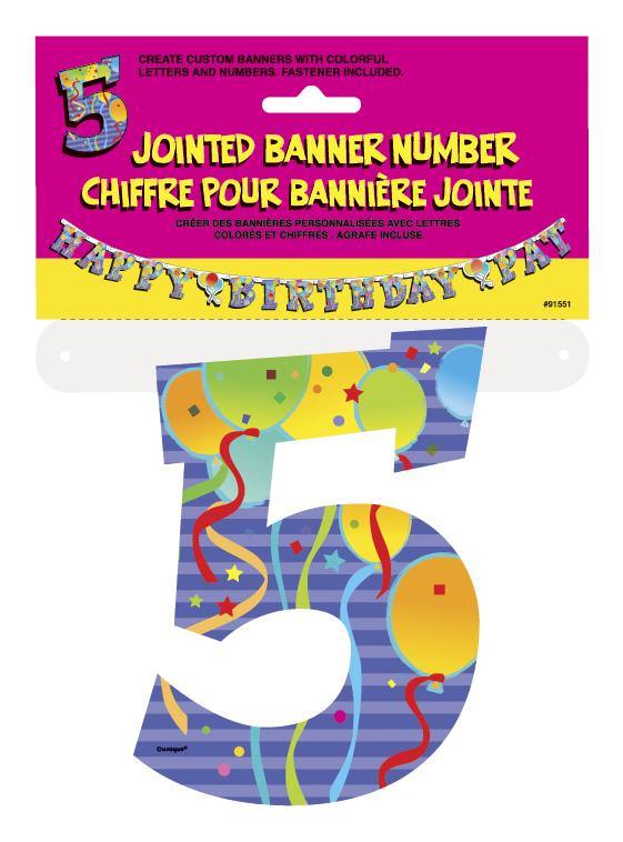 Jointed Banner Number 5