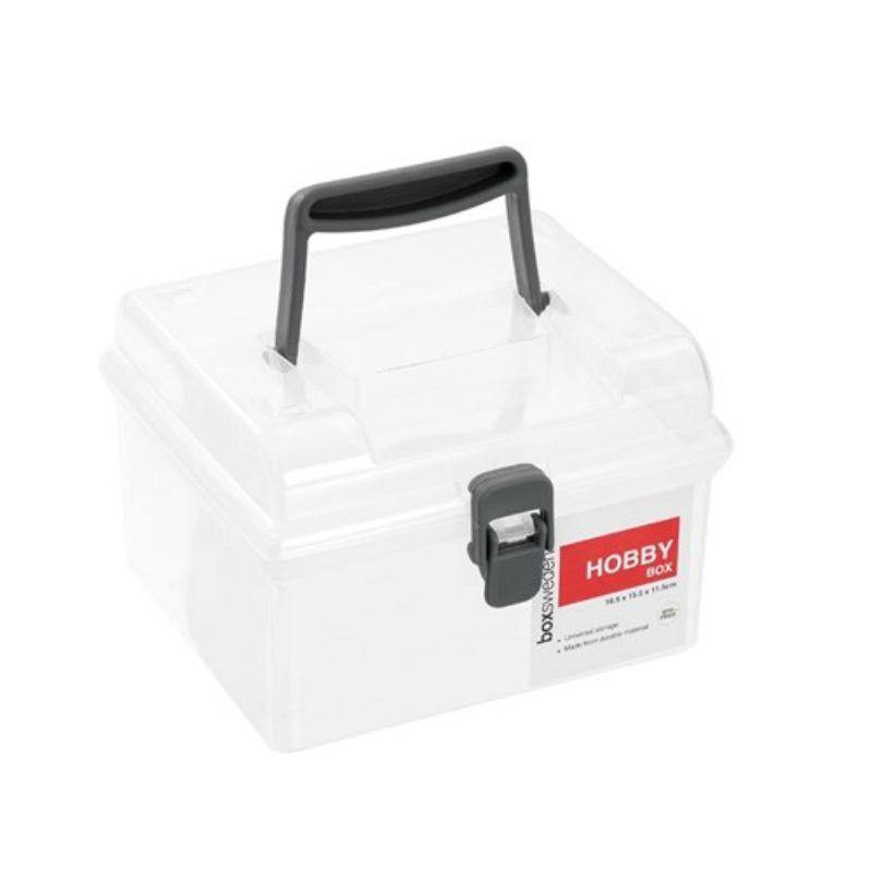 Hobby Storage Box with Handle - 16.5cm x 15.5cm x 11.5cm
