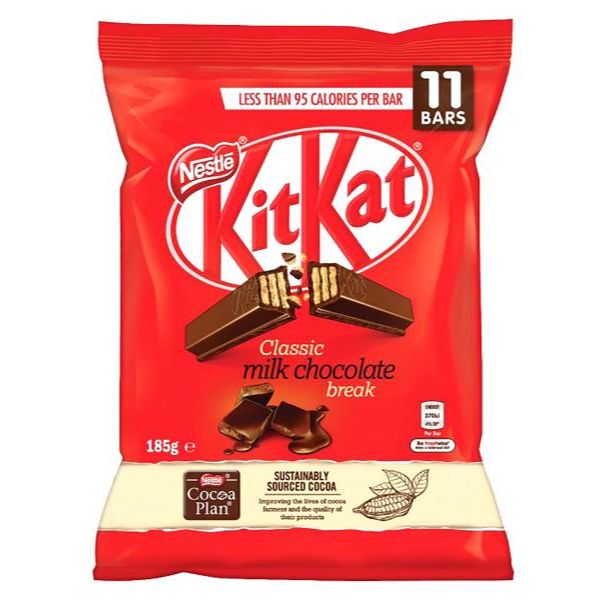 Kit Kat Milk Chocolate Fun Pack - 185g