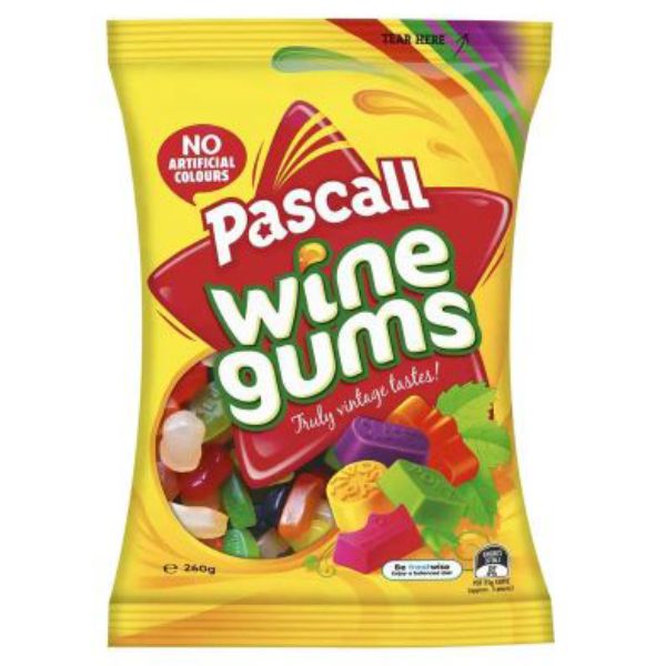 Pascall Wine Gums - 260g