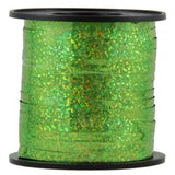 Load image into Gallery viewer, Lime Holographic Curling Ribbon - 225m