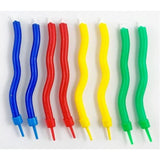 Load image into Gallery viewer, 8 Pack Zig Zag Candles