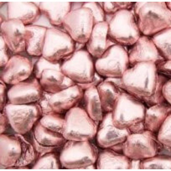 Rose Gold Chocolate Hearts - 1kg
