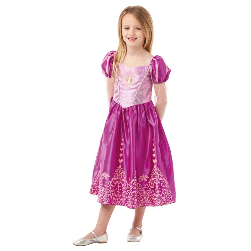 Girls Rapunzel Gem Princess Costume - Size 4-6 Years