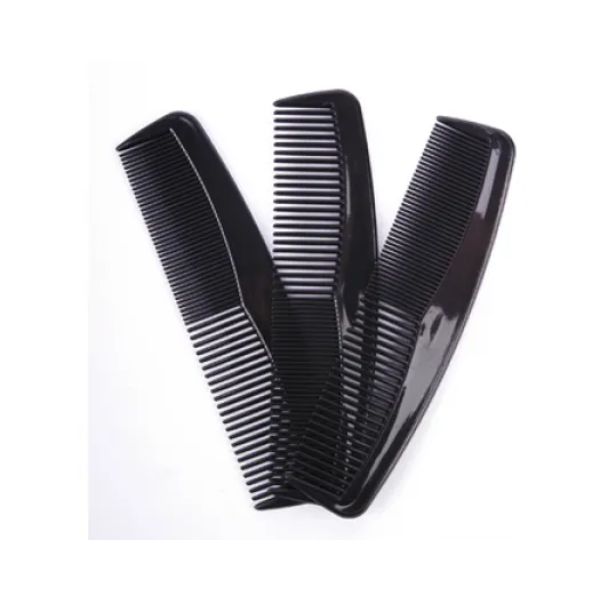 3 Pack Black Pocket Comb