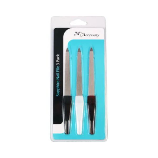 3 Pack Nail Files Sapphire