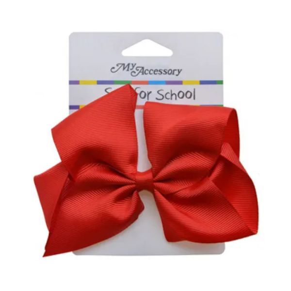 My Accessory School Set Red Medium Bow