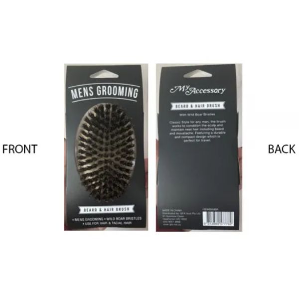Mens Grooming Beard & Hair Brush