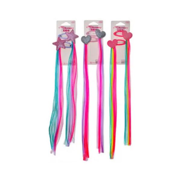 2 Pack Kids Star Heart Extension Sleepie Clip