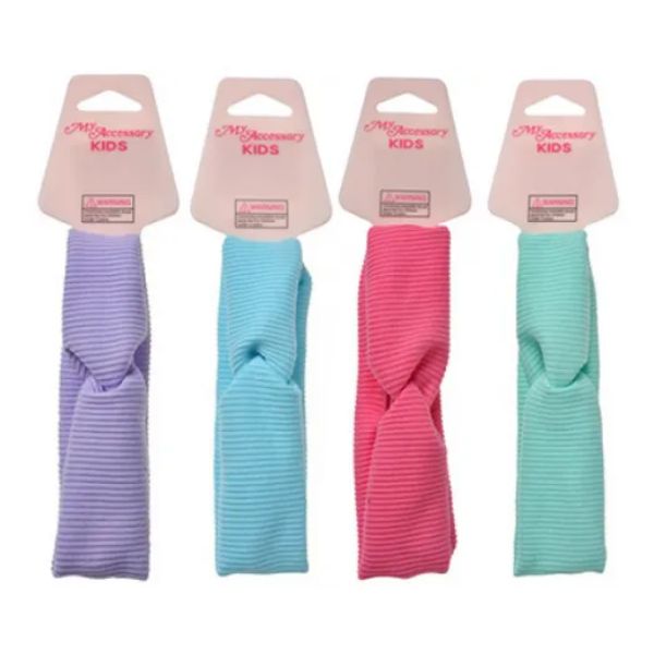 Wide Ribbed Pastel Headband - 4.5cm