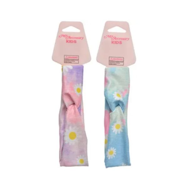 Wide Tie Dye Twist Headband - 4.5cm