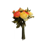 Load image into Gallery viewer, Orange & Yellow Ranunculus x 12 Bouquet - 21cm