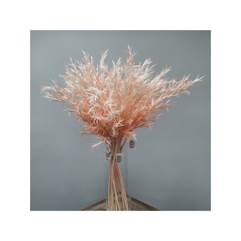 Light Pink Mini Magnolia Leaf Spray - 73cm