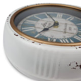 Load image into Gallery viewer, Classic Round Metal Clock - 24cm x 24cm x 7cm

