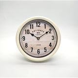 Load image into Gallery viewer, White Classical Metal Table Clock - 21cm x 15cm x 21cm