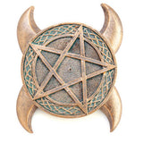 Load image into Gallery viewer, Pentacle Moons Incense Burner
