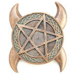 Load image into Gallery viewer, Pentacle Moons Incense Burner