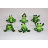Load image into Gallery viewer, Marble Look Green Frog Figurine Statue Garden Sculpture - 6cm